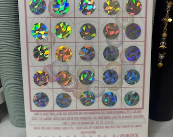 Bingo - Savings Challenge - A5