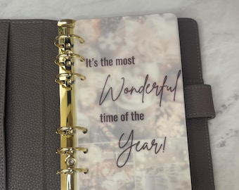 Winter Planner Dashboard – Festive A6 Binder Insert