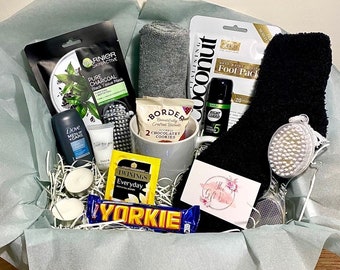 Men’s Pamper Hamper Gift Box - Birthday Gifts For Him - Christmas Gift for Him - New Dad Gift - Get Well Soon Gift - Gifts for Grandad