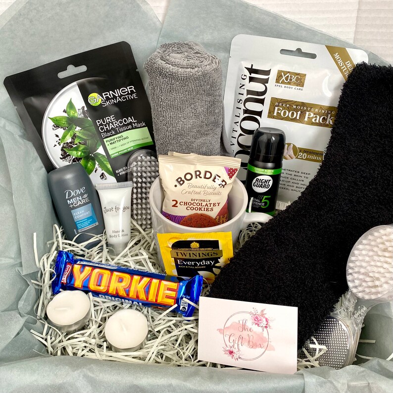 Mens Pamper Hamper Gift Box Birthday Gifts for Him Etsy UK