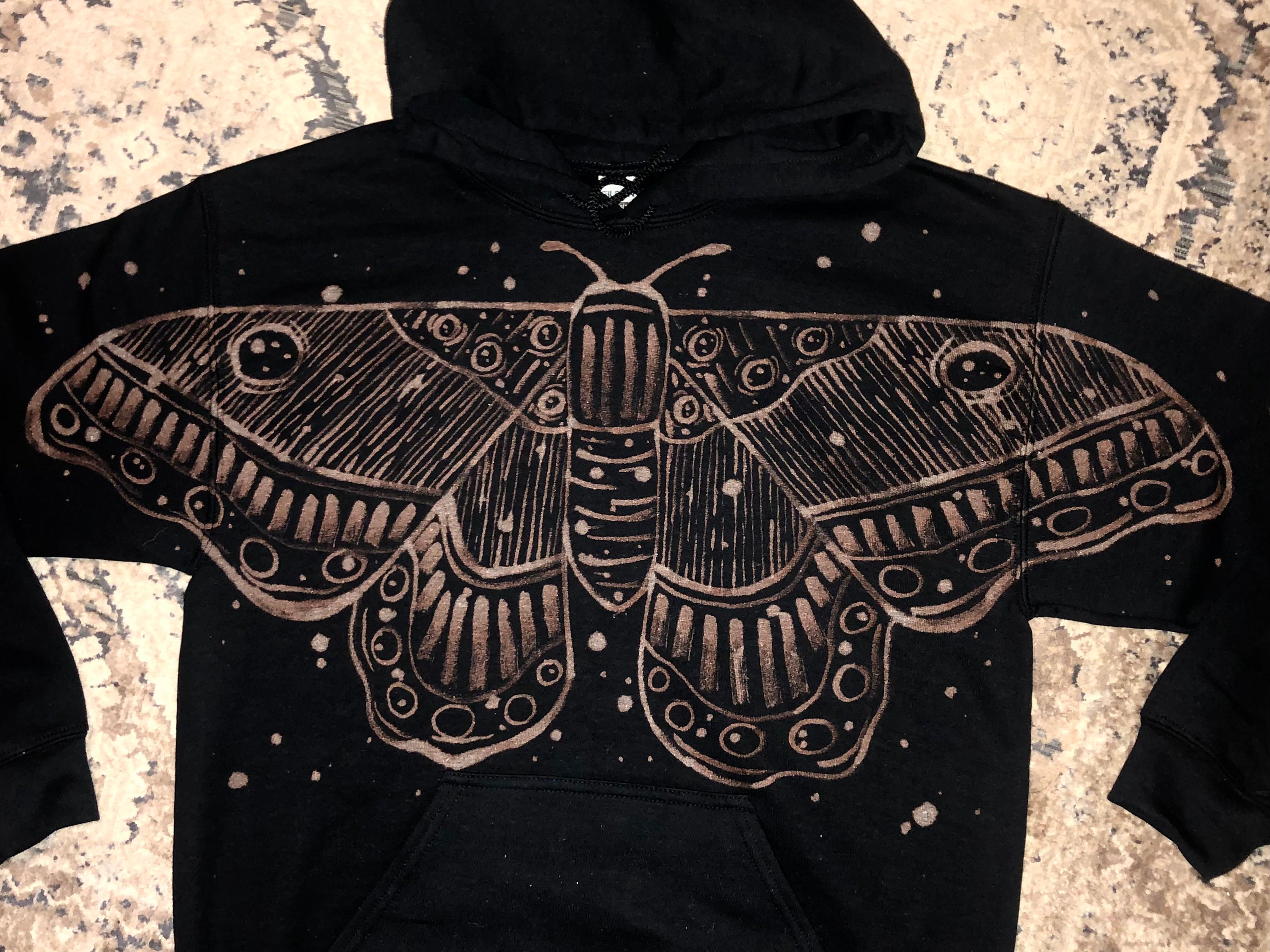 Bleach Painting Hoodie ubicaciondepersonas.cdmx.gob.mx