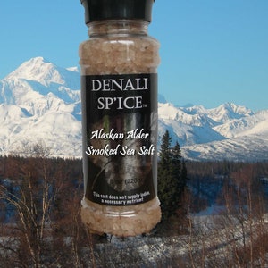 Denali Sp'ice- Alder Smoked Sea Salt 8oz