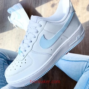 Nike Air Force 1 X Blue Tick Design air 