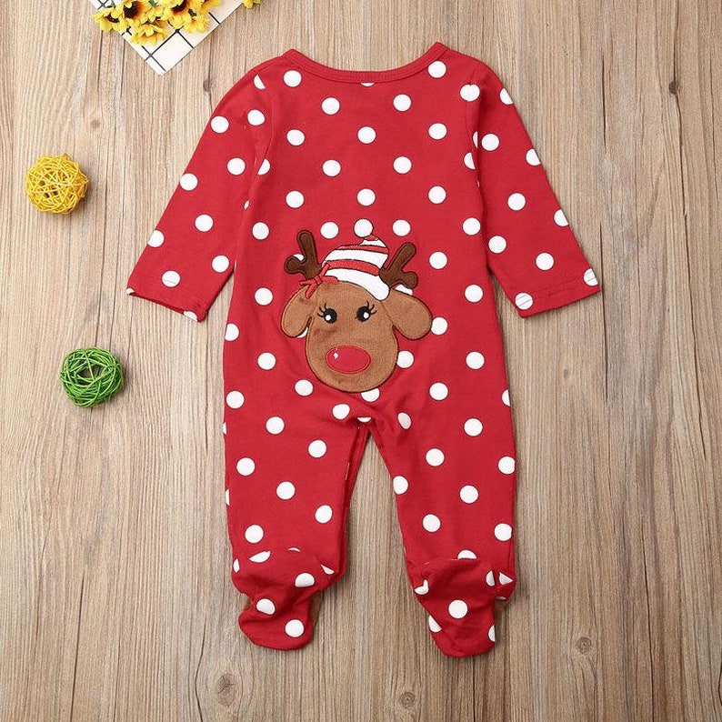 Xmas Romper Luxury Exclusive Baby girl Boy Clothes Long Sleeve Body Suit Newborn Jumpsuits Christmas One Piece Clothes 0-18 Months