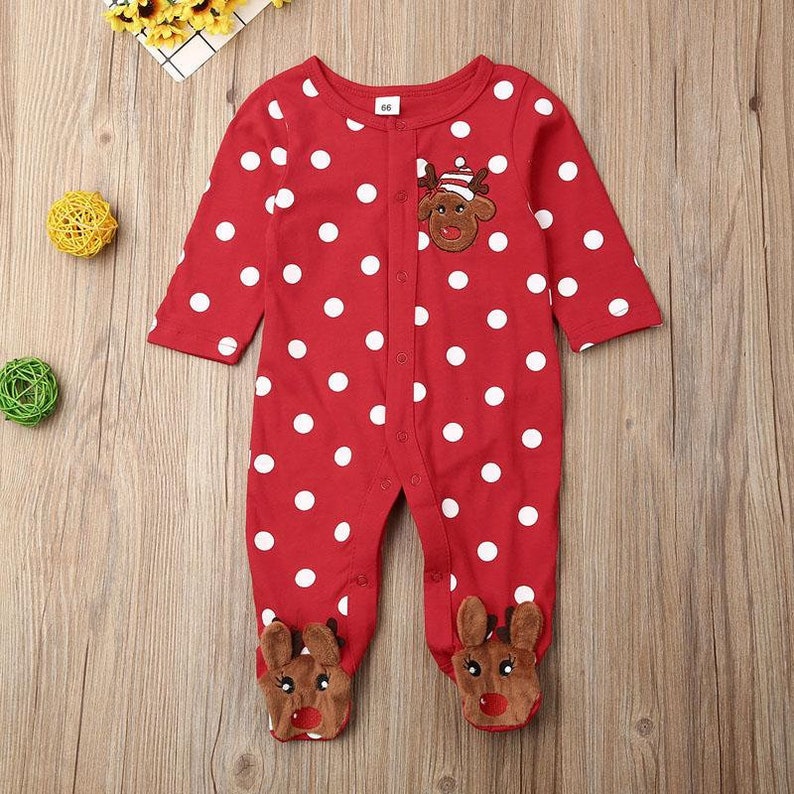 Xmas Romper Luxury Exclusive Baby girl Boy Clothes Long Sleeve Body Suit Newborn Jumpsuits Christmas One Piece Clothes 0-18 Months