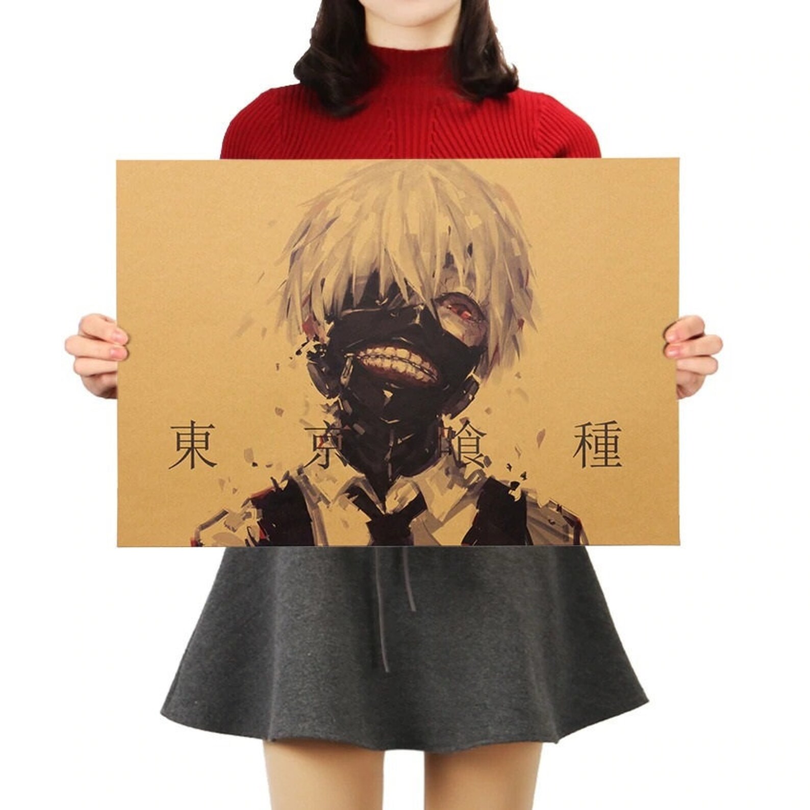 Tokyo Ghoul Animation Character Decorative Poster Kraft Paper | Etsy