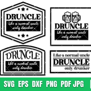 Pacote Svg de bêbado, Svg de tio, Svg de bêbado, Svg de tio engraçado bebendo, Arquivos Svg de definição de bêbado para download de arquivo digital Cricut No.1.