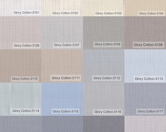 Glory Cotton Fabric Samples