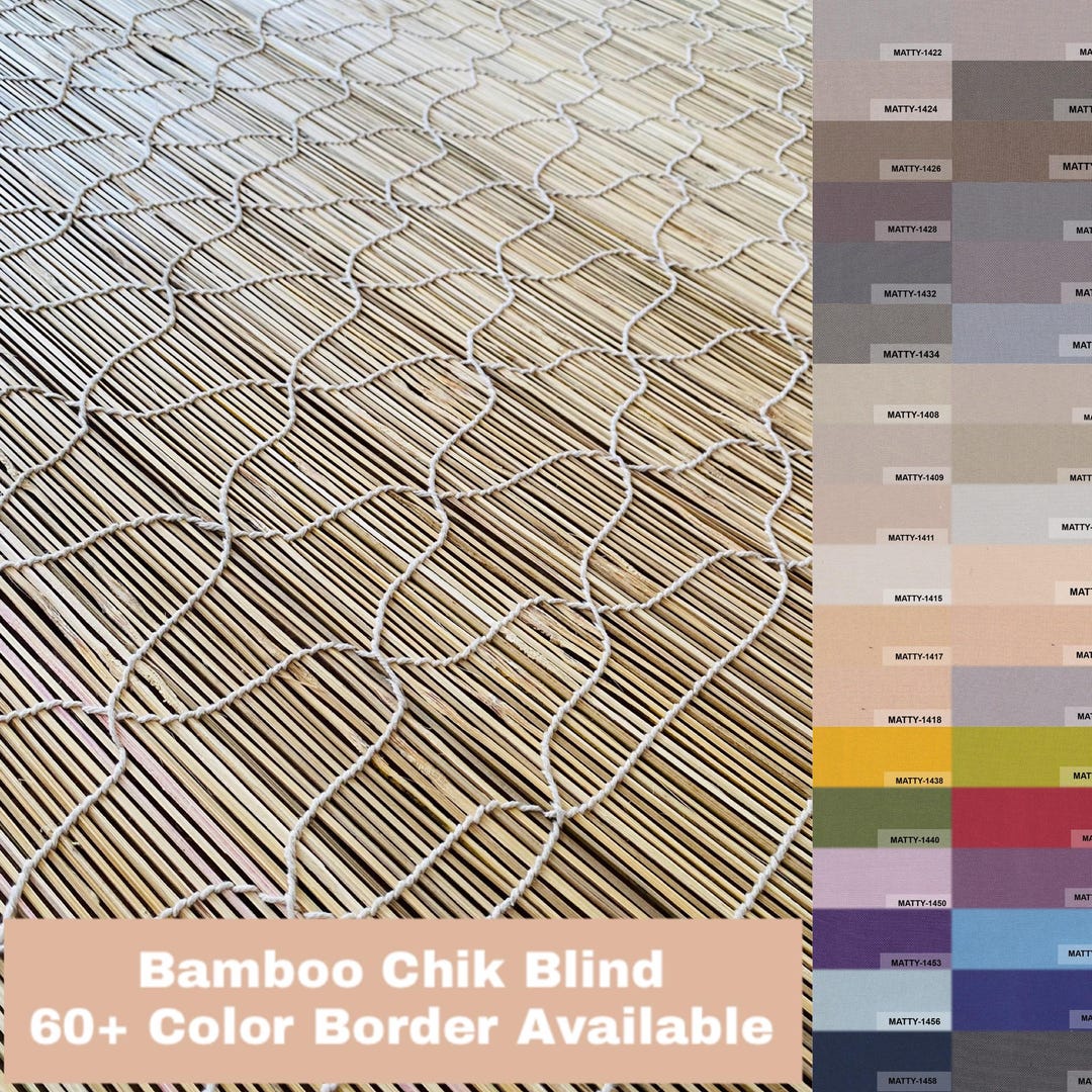 60+ Border Color Gilas Pattern Bamboo Chik Woven Cross Thread Design ...