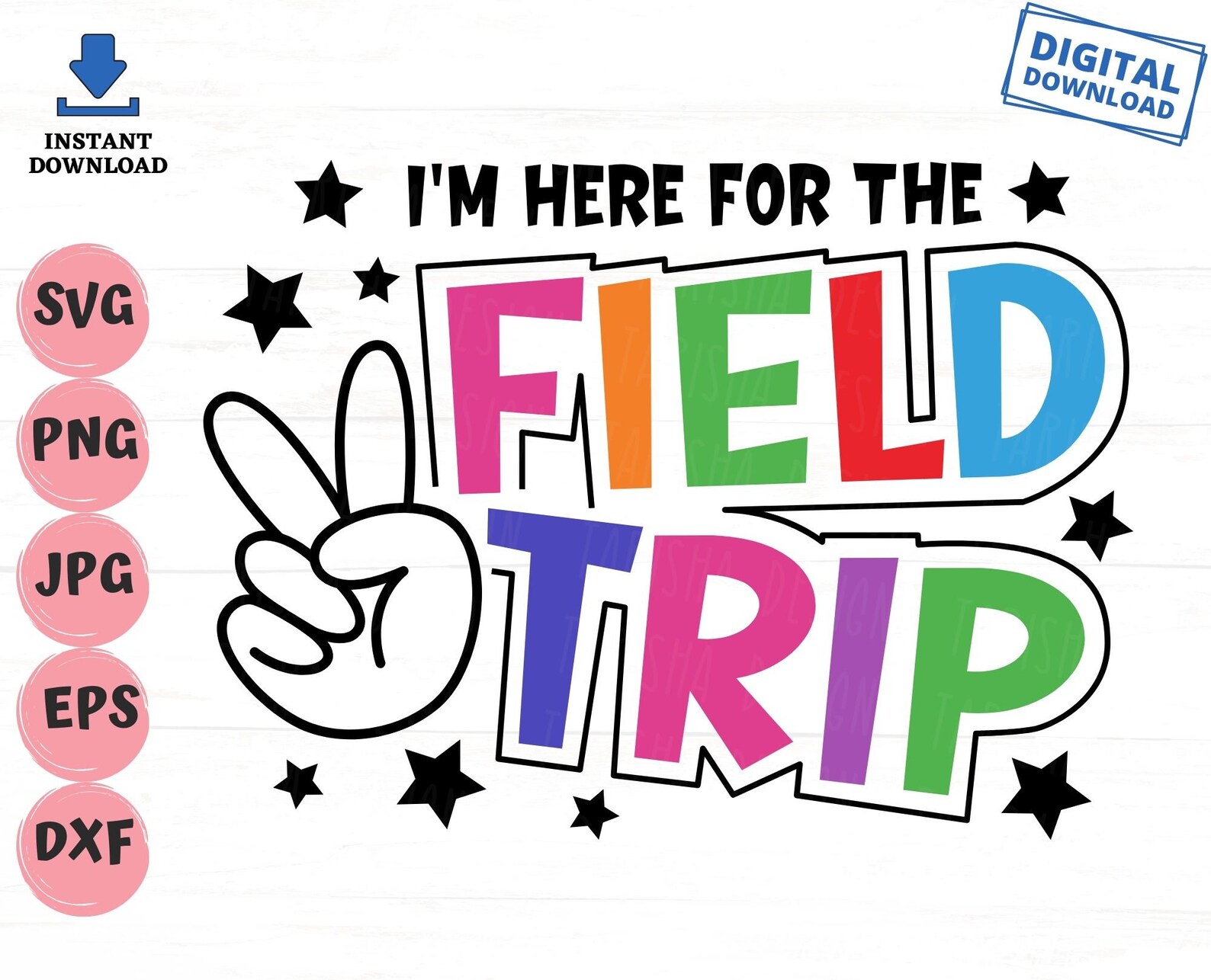 I'm Here for the Field Trip Svg Funny Teacher Field Trip Etsy