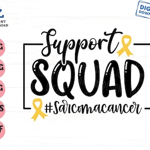 Support Squad Sarcoma Svg, Sarcoma Krebs Svg, Sarkom Krebs Svg, Sarcoma Awareness Svg, Support Squad Sarcoma Svg, Sarcoma Krebs Krieger Svg