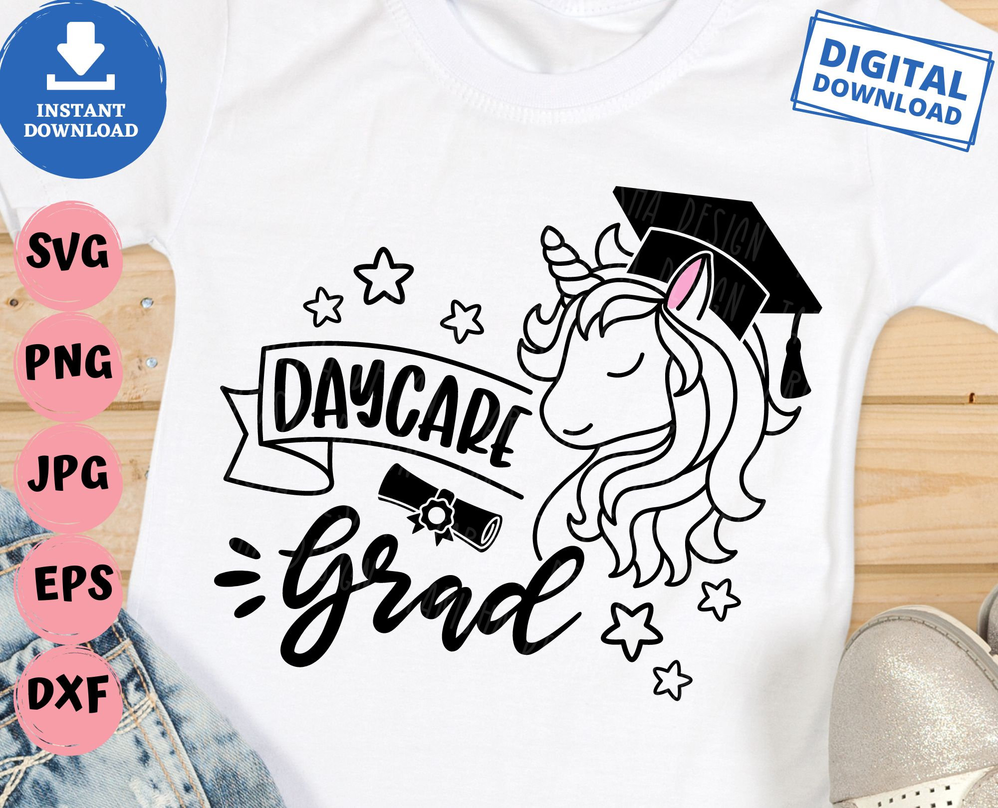 Preschool Graduate 2019 Cute Unicorn Face Shirt For Girls Preschool Graduate 2019 Cute Unicorn Face Shirt For Girls