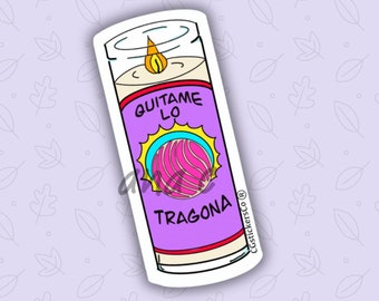 Veladora sticker, mexican stickers, latina funny stickers ,stickers for laptop, water bottle stickers, gift ideas,laptop decal,sarcastic
