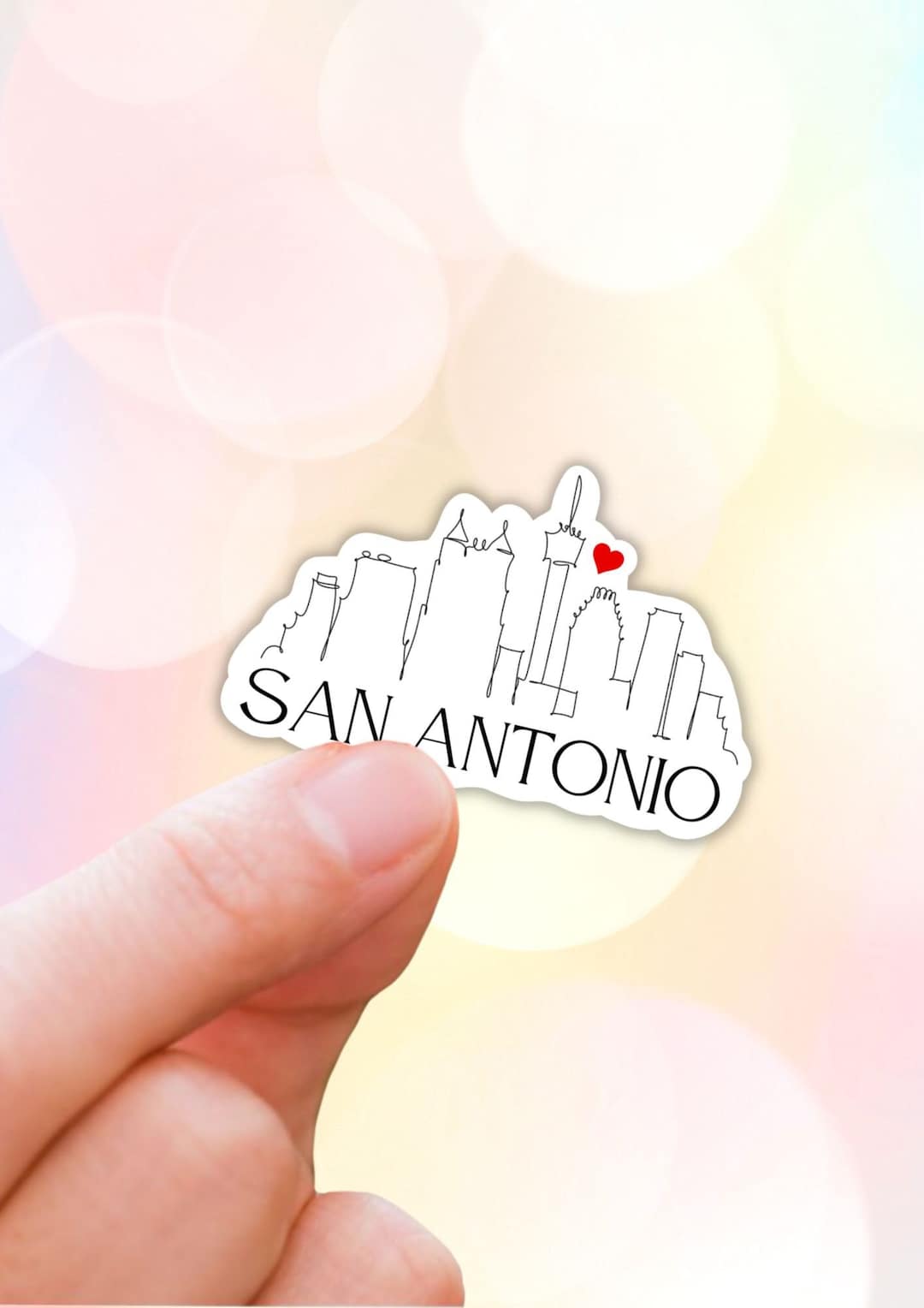 San Antonio Texas Vinyl Sticker, Texas,best Friend Gift, Birthday Gift