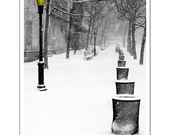 Winter on East 47th Street - New York City Greeting Card