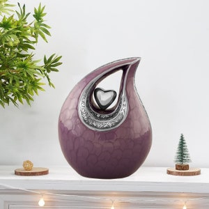 Teardrop urn, Butterflies Cremation Urns for Adult Ashes - Urn - Urns for Ashes Adult - Urns for Human Ashes - Cremation Urn - Funeral Urn