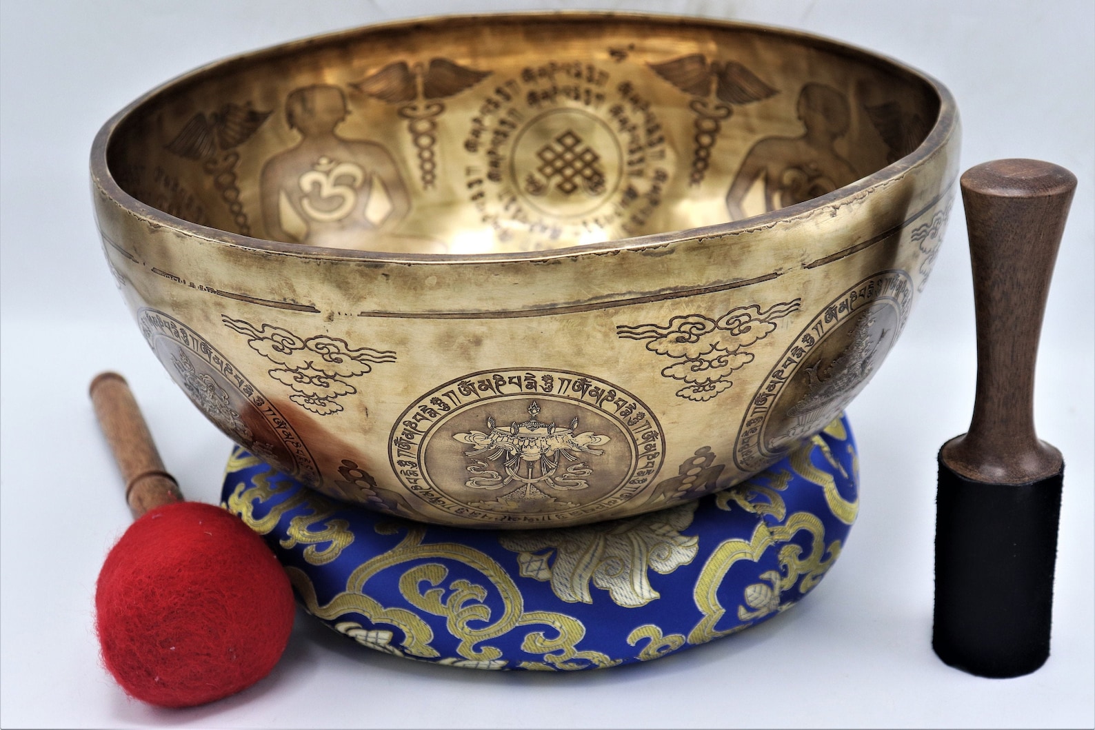 12 Inch Authentic Tibetan Singing Bowl Handmade Himalayan Etsy UK