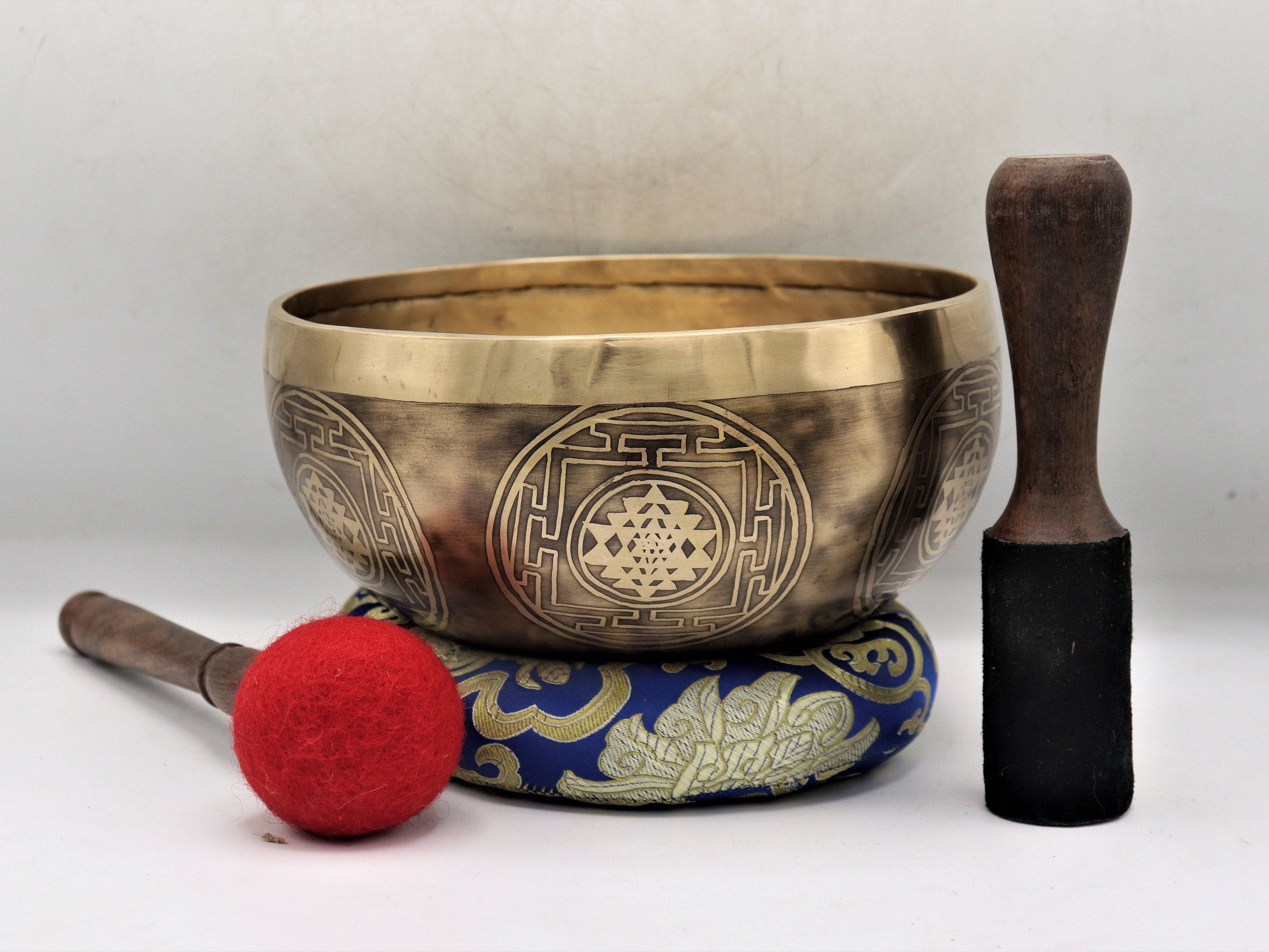 10 Inch Himalayan Singing Bowl Handmade in Nepal Etsy