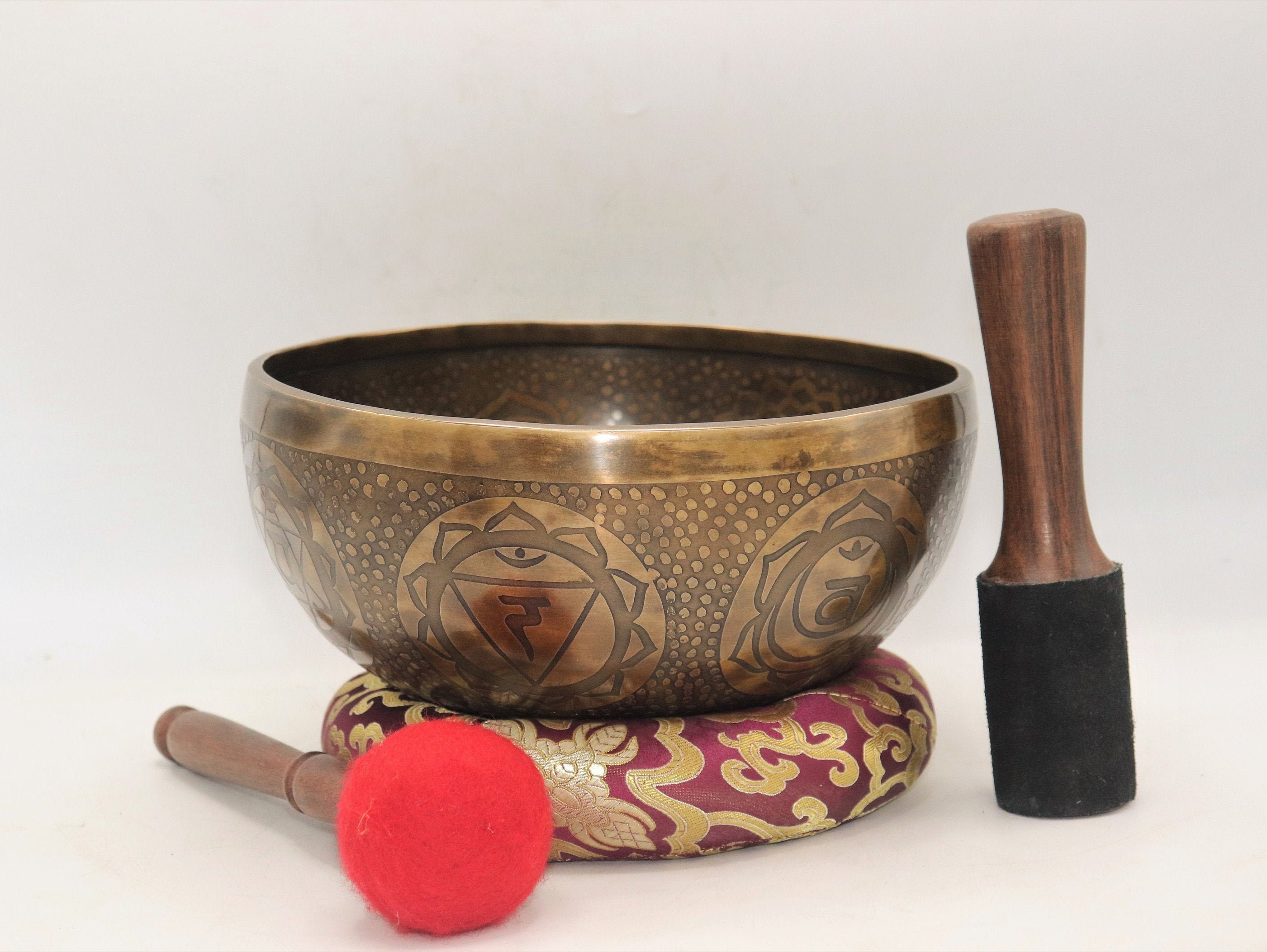 15 OFF 7 inches Handmade Antique singing bowl Pure Etsy