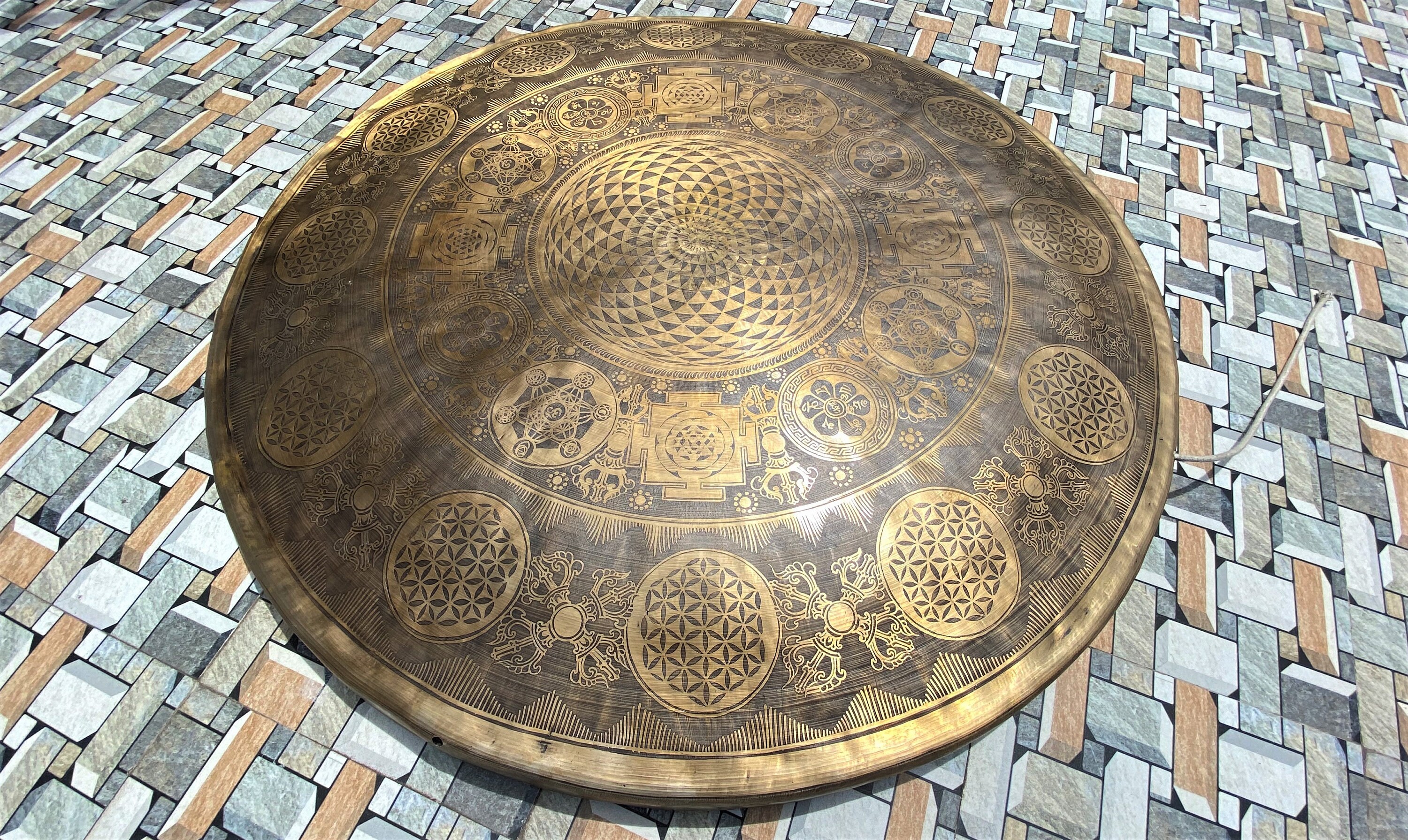 100 CM 39 Extra Large Gong Bell Sound Therapy Etsy UK