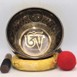 7 inches Tibetan healing bowl, Handmade singing bowl for meditation, sound therapy - Chakra balancing