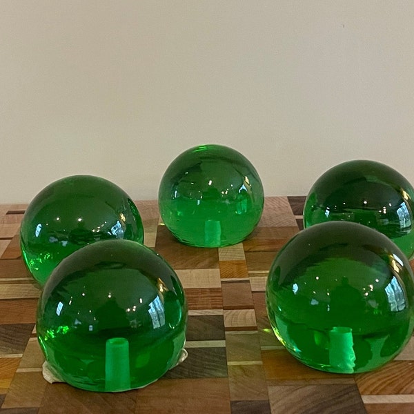 Green Glass Door Knobs Etsy