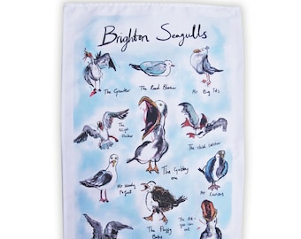 Gorgeous Brighton Tea towell 233 gsm