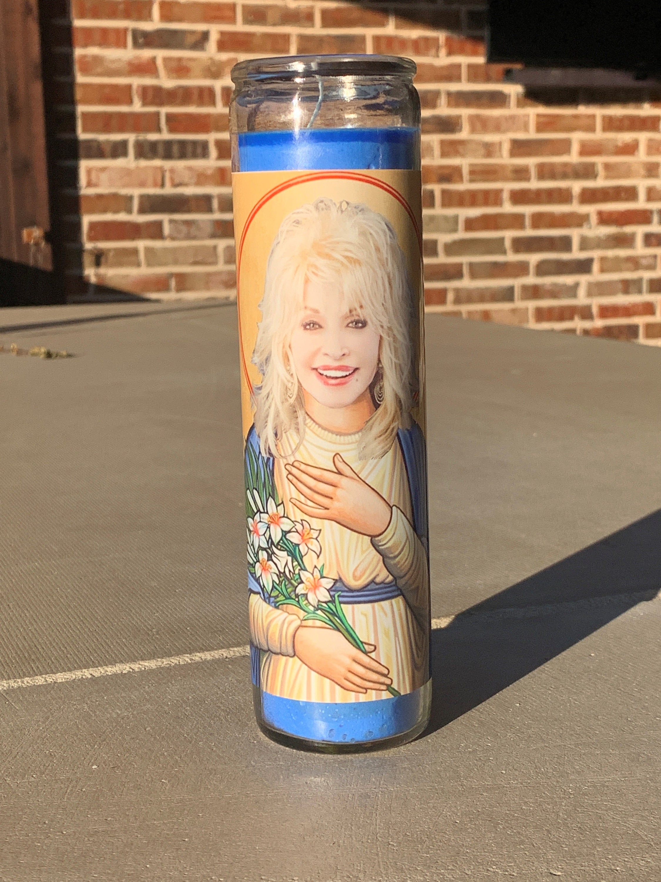 Saint Dolly Parton Prayer Candle Dollywood CountryPop Saint Etsy