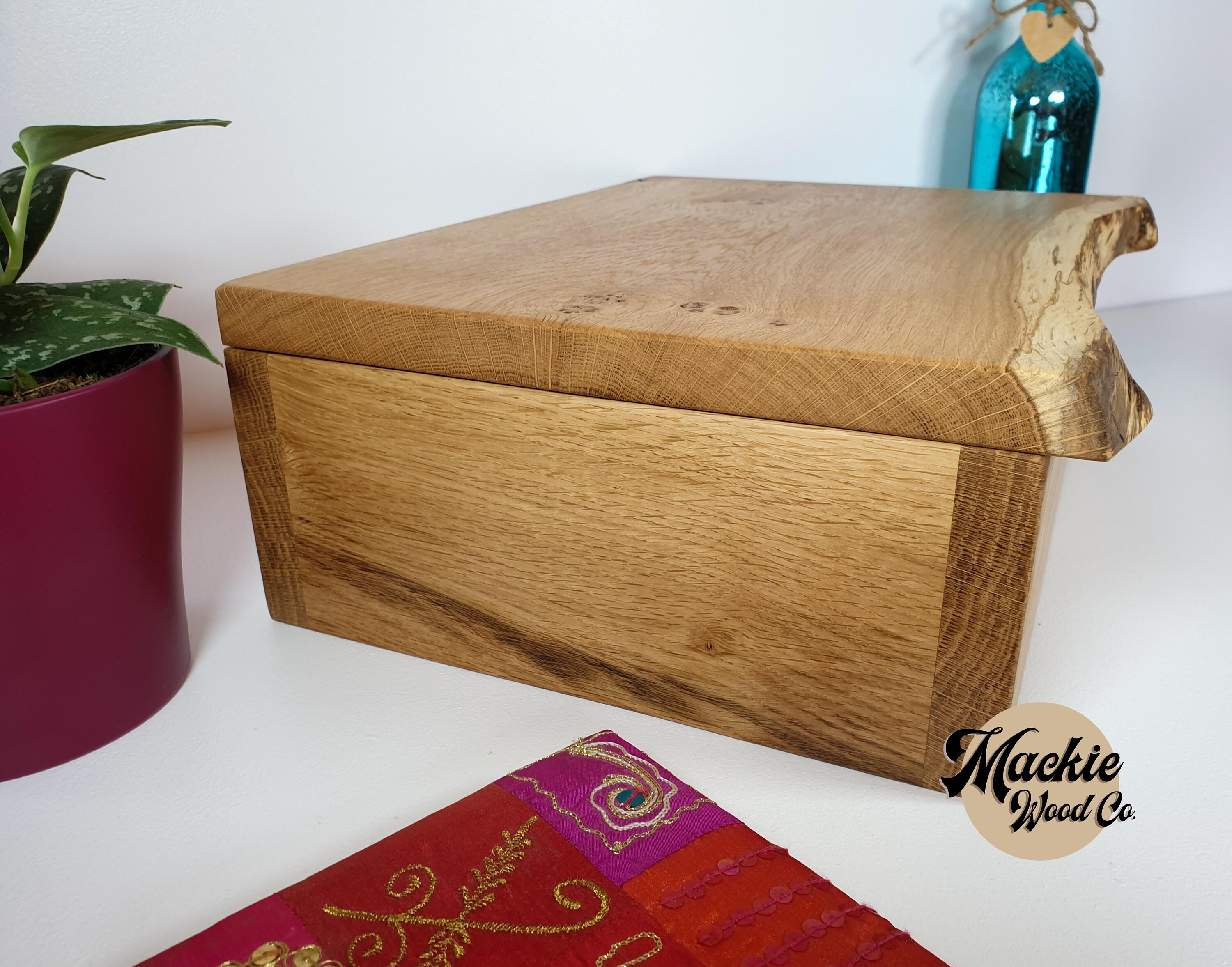 Bespoke Handmade Oak Box Memory Box Wedding Photo Box Solid Etsy UK