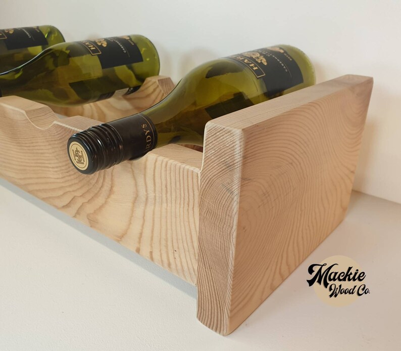 Bespoke Handmade Rustic Pine Wine Rack Solid Pine Wine Rack Etsy UK