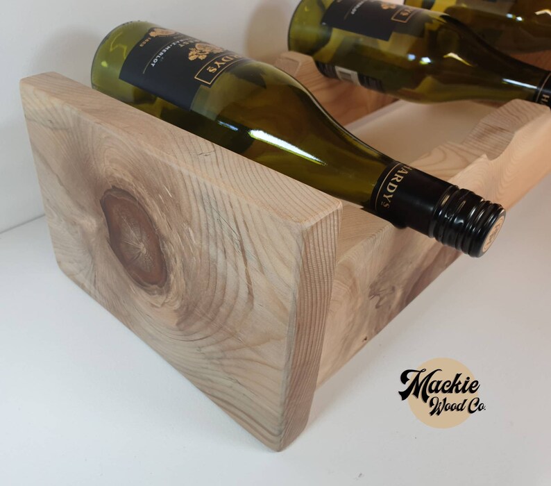 Bespoke Handmade Rustic Pine Wine Rack Solid Pine Wine Rack Etsy UK