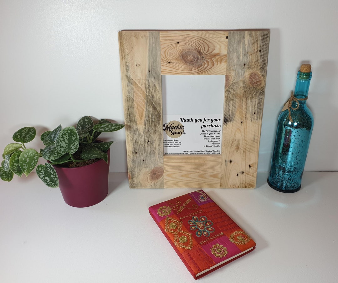 Reclaimed Wood Photo Frame Reclaimed Wood Picture Frame Etsy.de