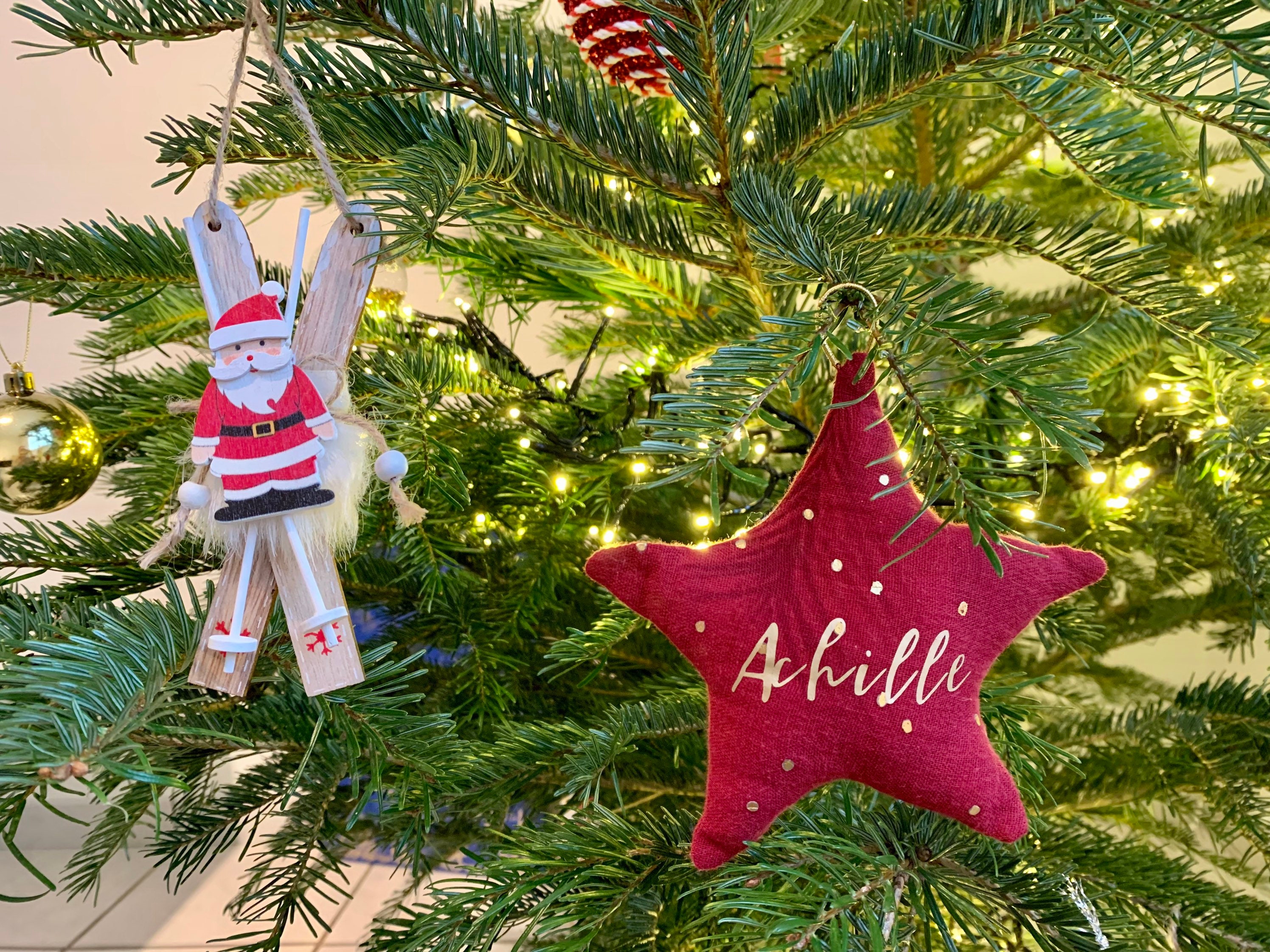 Étoile de Noël Personnalisée