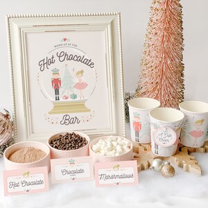 Hot Chocolate Bar with Instant Download Printables - Crisp Collective