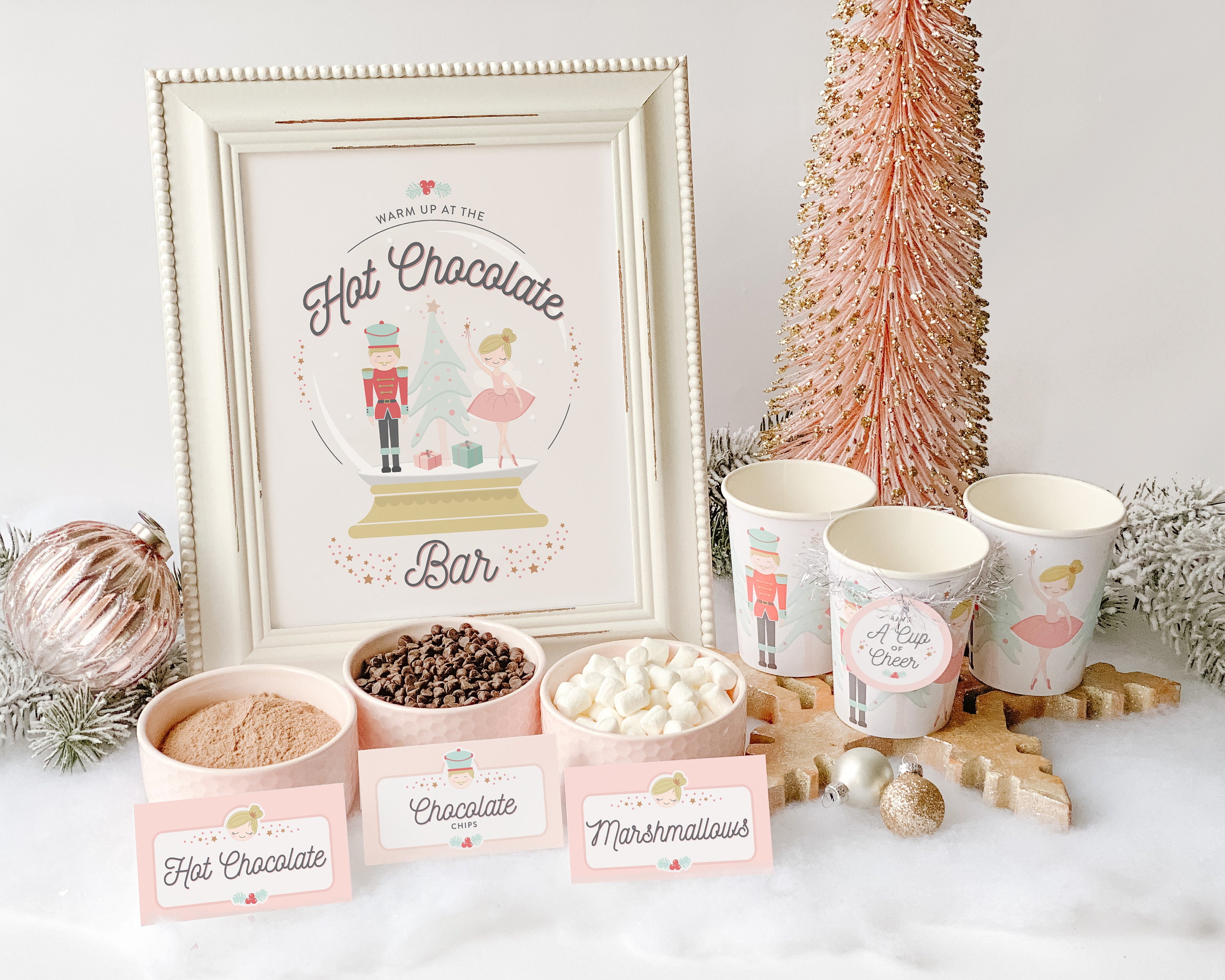 Hot Cocoa Bar Decor Station Party Kit Table – ThePrettyPartyBoxx