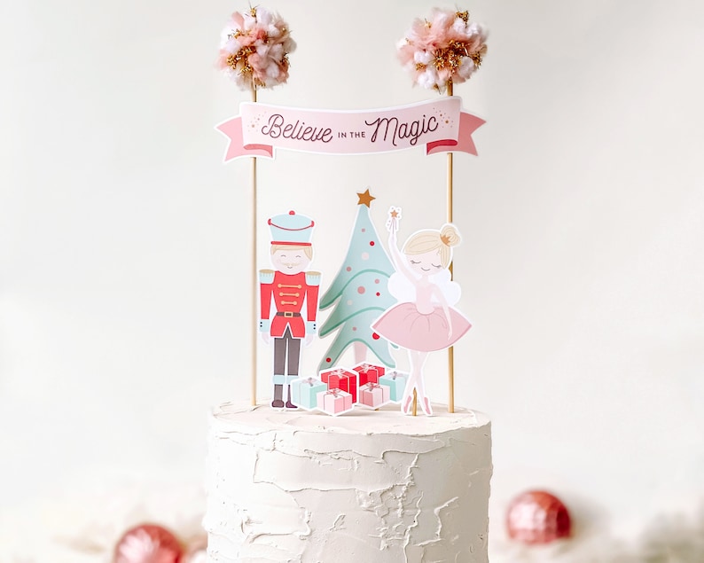 Sugar Plum Fairy Cake Topper INSTANT DOWNLOAD Printable - Etsy