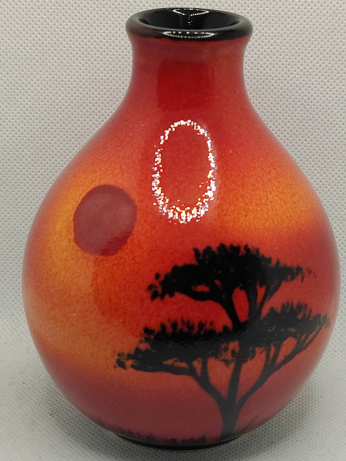 POOLE POTTERY AFRICAN Sky Bud Vase. Etsy