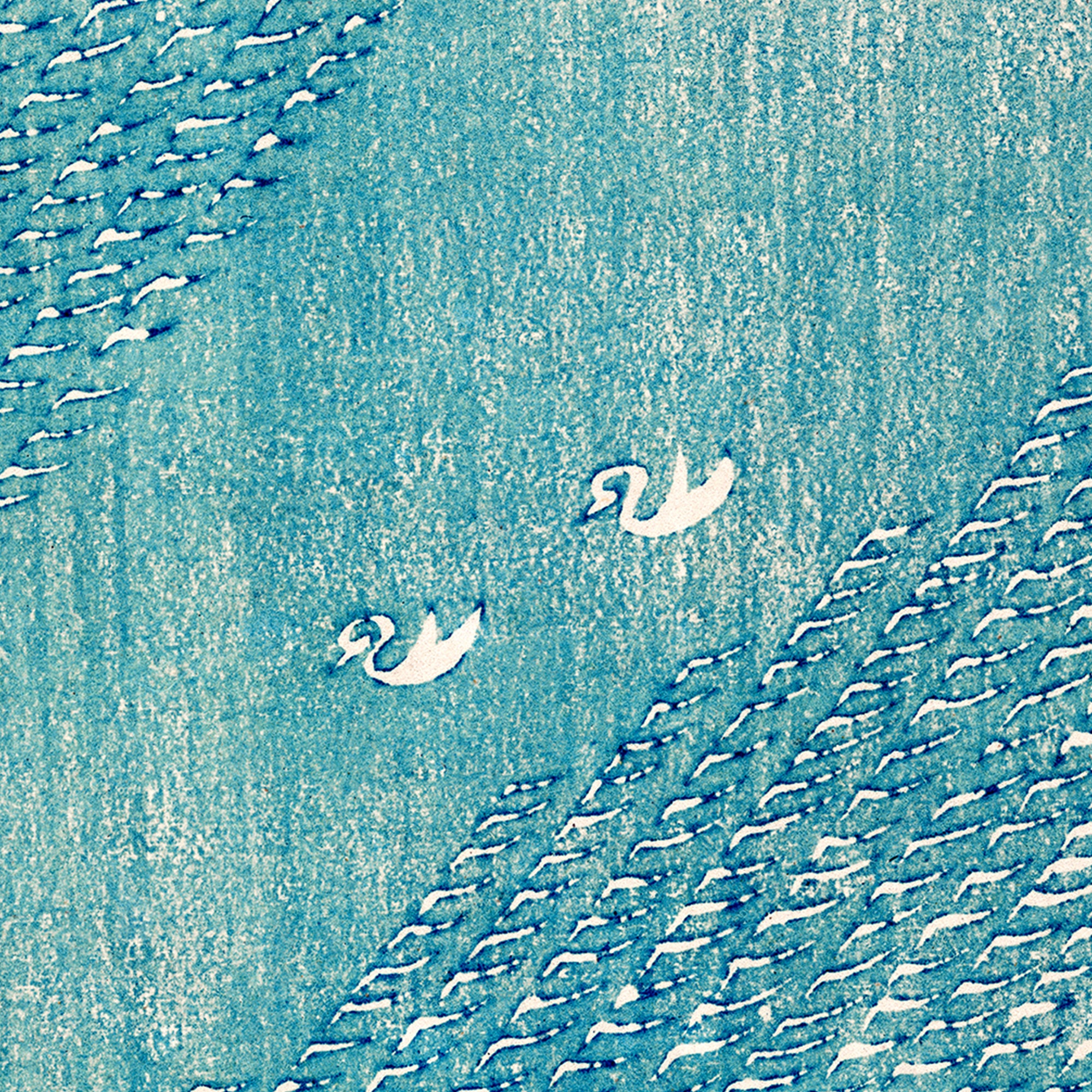 Japanese Print Japanese Art 'swans' Japanese Wall Etsy