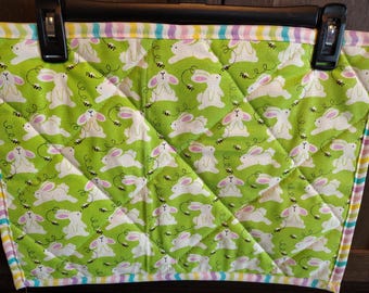 Easter quilted placemat set of 4