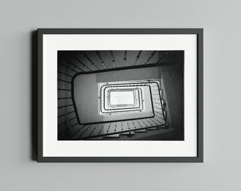 Schwarz-Weiß Fotografie "Geometrie II", Druck auf FineArt Baryta