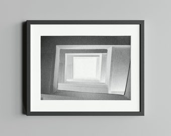 Schwarz-Weiß Fotografie "Geometrie", Druck auf FineArt Baryta