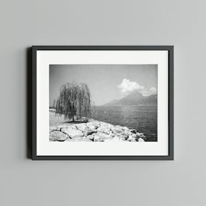 Black and white photography &quot;On the shore&quot;, print on FineArt Baryta