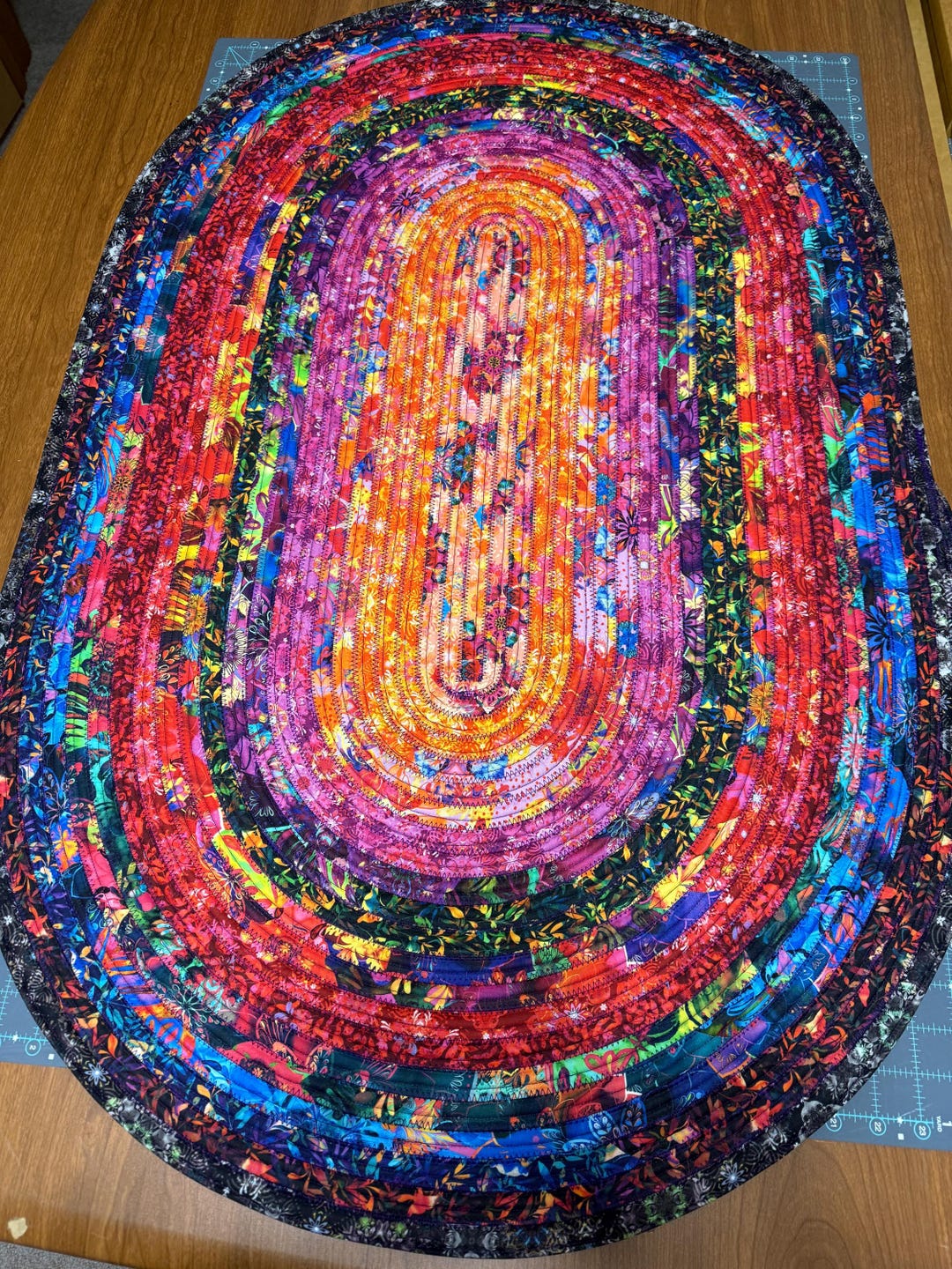 Handmade Jelly Roll Rug- 43”x27” - Etsy