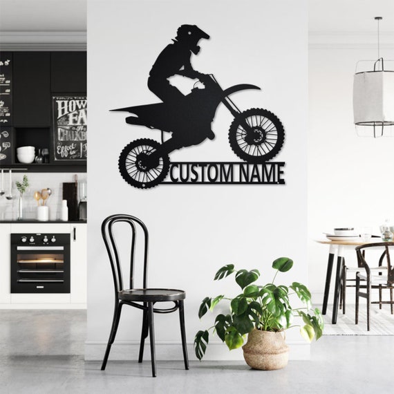 Collienght Panneau lumineux mural personnalisé pour moto, monogramme -  Décoration d'intérieur RVB - Décoration d'intérieur - Veilleuse RVB pour  homme et garçon (panneau lumineux de moto 16 couleurs, : :  Luminaires et Éclairage