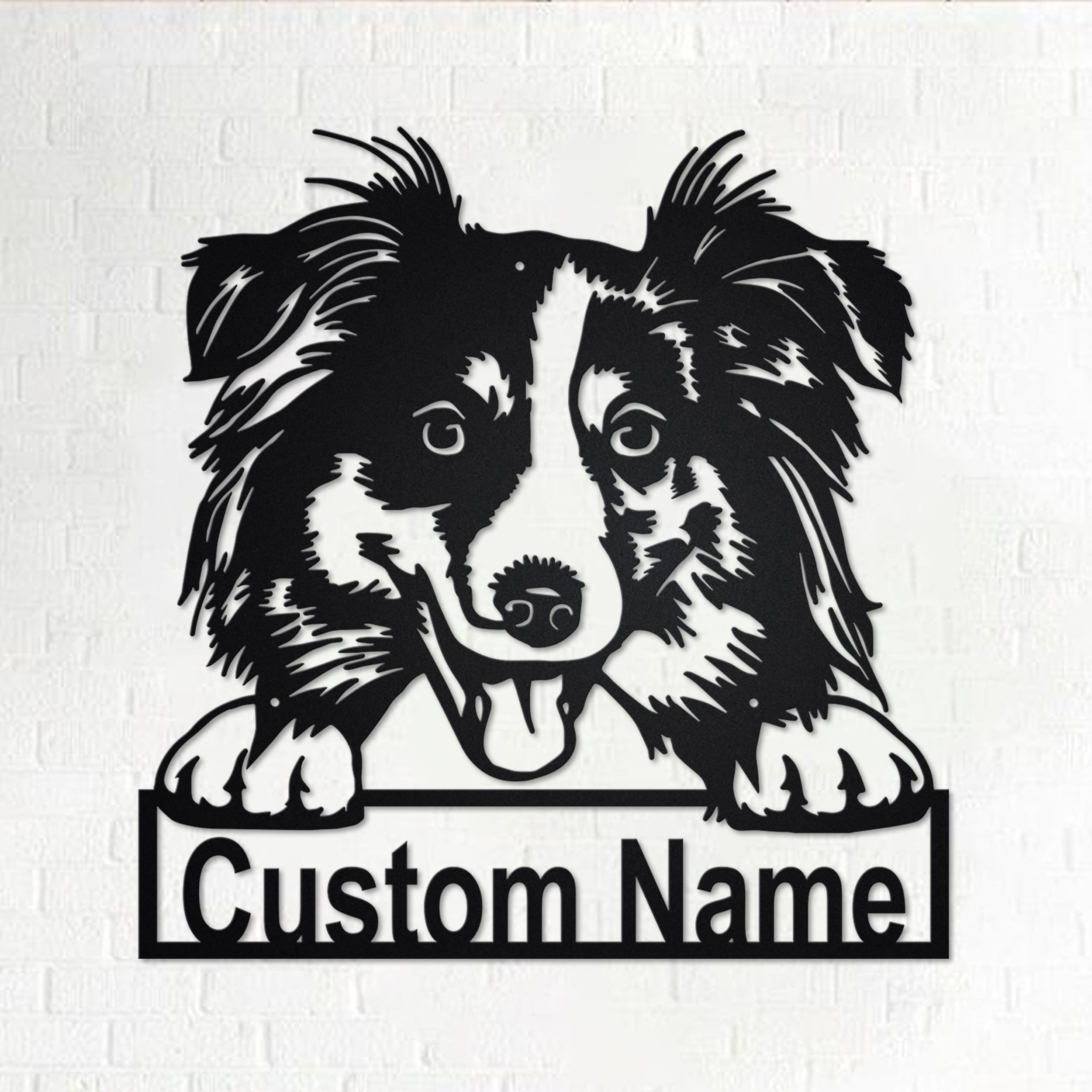 Personalized Australian Shepherd Metal Sign Australian Etsy