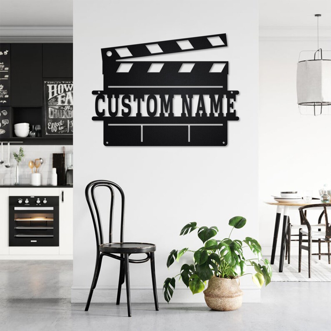 Custom Clapper Board Custom Clapperboard Metal LED Wall Art: Personalized Movie Decor - Etsy