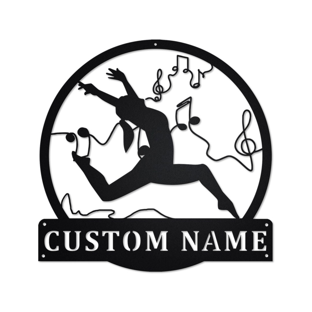 Personalized Jazz Dance Metal Sign Jazz Dance Metal Wall Art Jazz Dance
