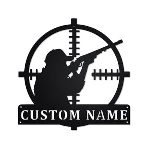 Personalized Shooting Sports Metal Sign | Shooting Sports Metal Wall Art | Shooting Sports Metal wall Decor | Shooting Sports Gift