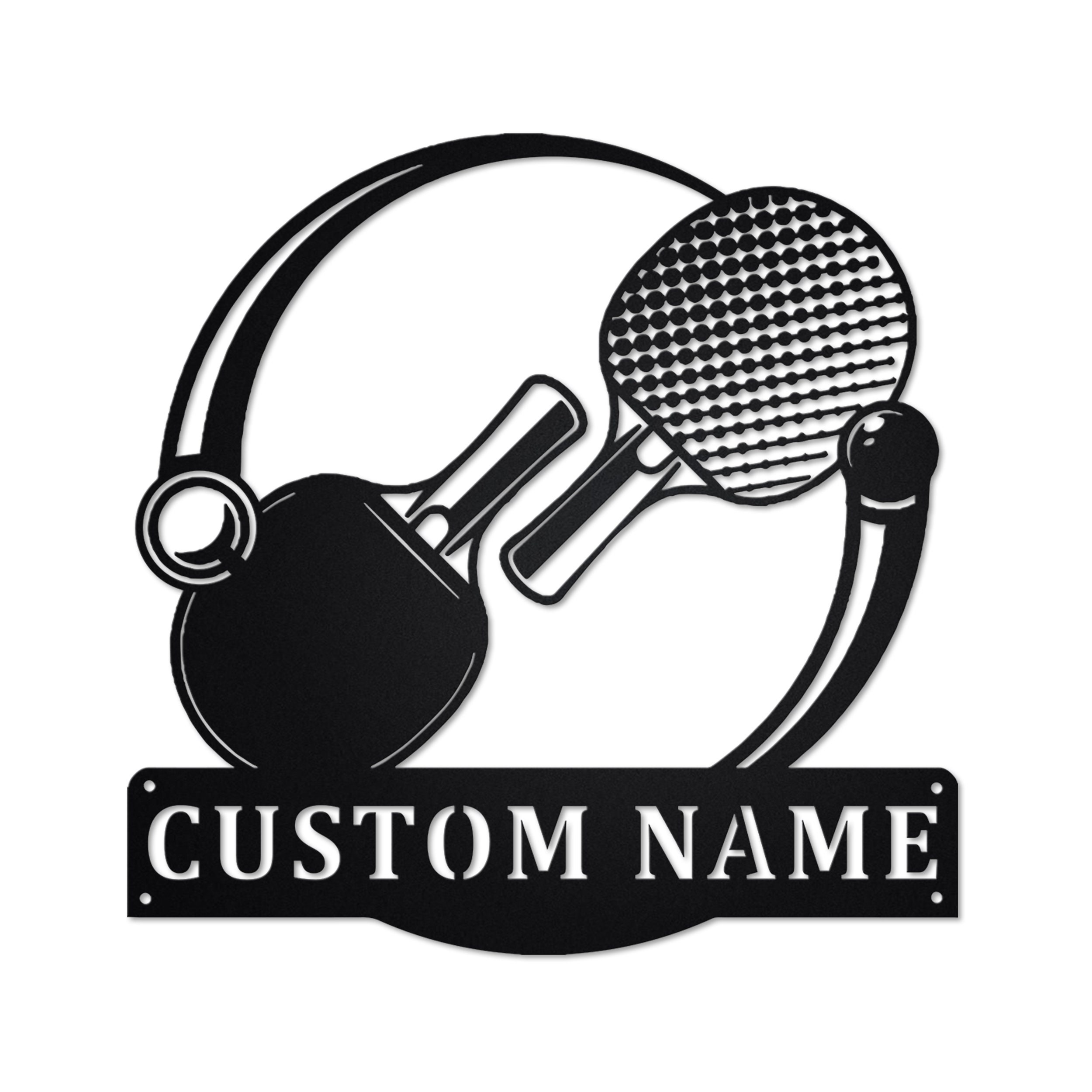 Personalized Table Tennis Metal Sign Table Tennis Metal Wall Etsy