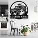 Custom Humvee Metal Wall Art, Personalized Humvee Name Sign Decoration ...